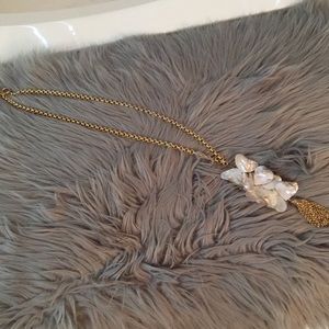 Sylvia Benson long tassel necklace